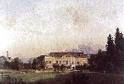 Painting of Castle Harbach in the 19th century Markus Pernhart